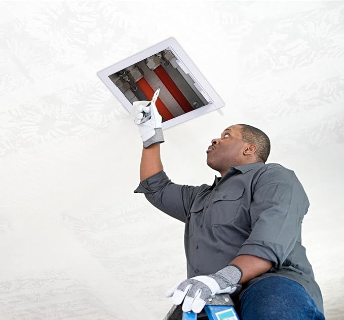 Suteck Plastic Access Panel for Drywall Ceiling 14 x 14 Inch Reinforced