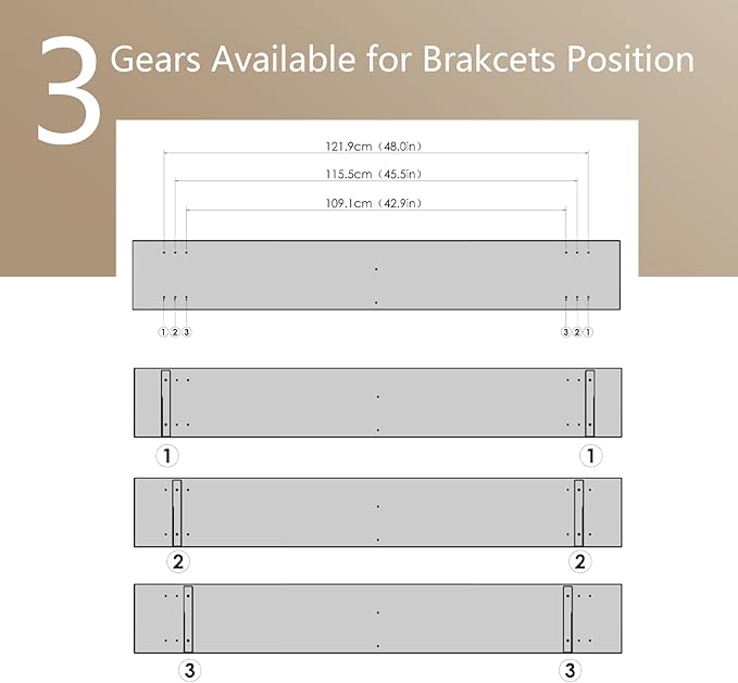 DINZI LVJ Long Wall Shelves, 55.1Inch Wall Mounted Shelves Set of 2, Extra