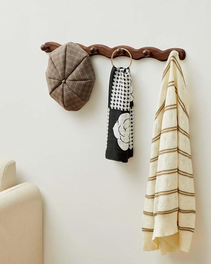 Wood Coat Rack Wall Mount