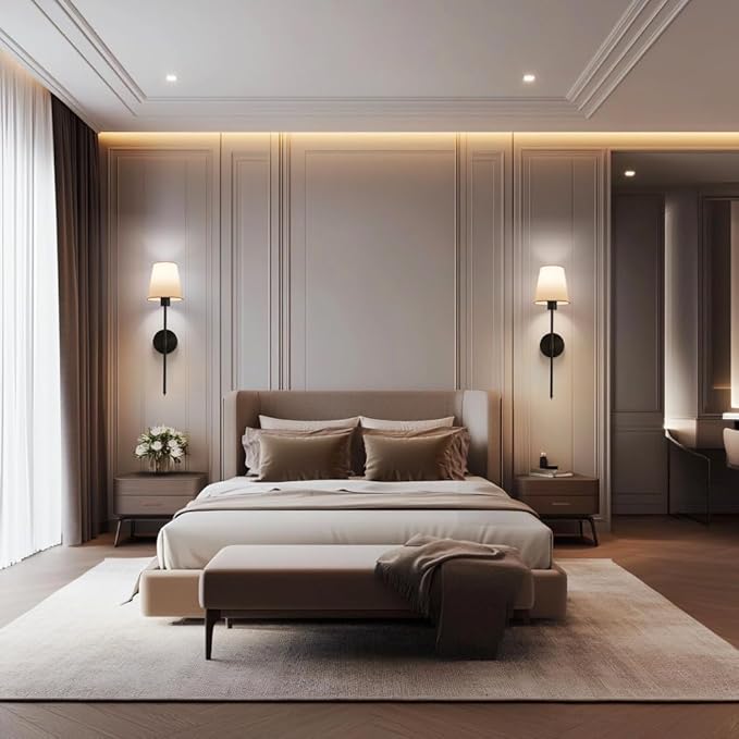 Wall sconces Set of Two Battery Operated – Rechargeable Wireless Wall Lights