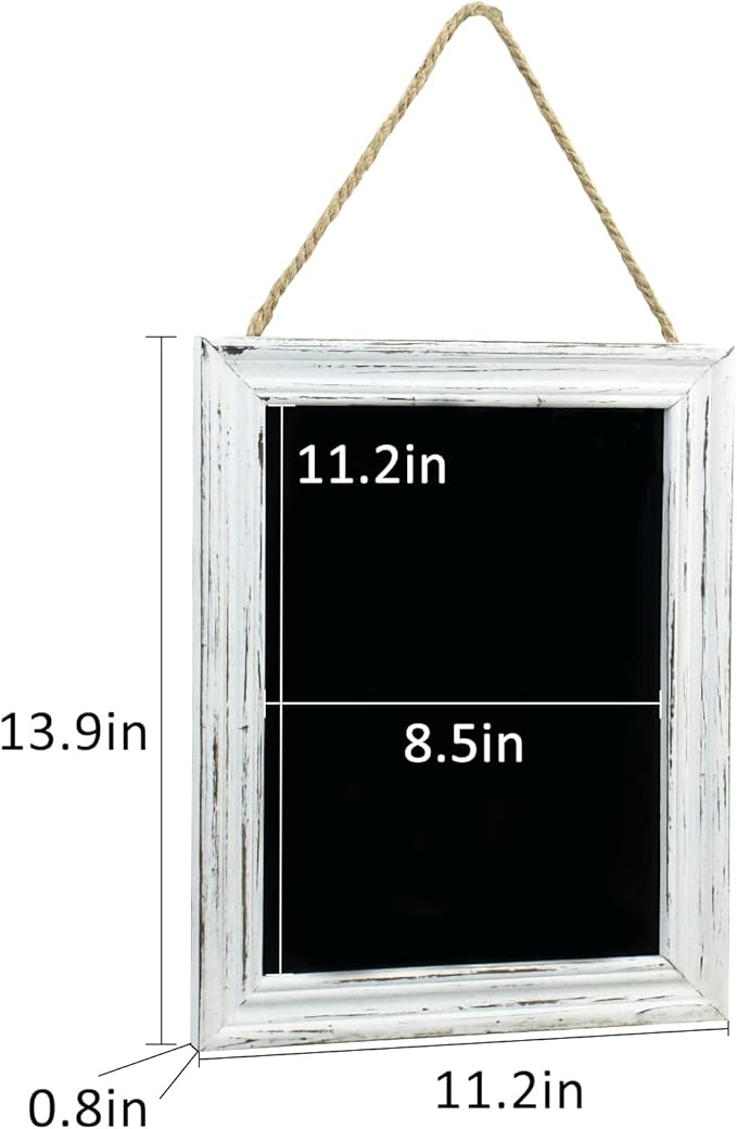 SANY DAYO HOME Rustic Wall Hanging Magnetic Chalkboard Signs 14 x 11 inches