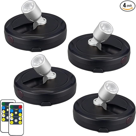 HAMVIDNE LED Spotlight, Battery Powered Picture Lights, Uplighting Indoor