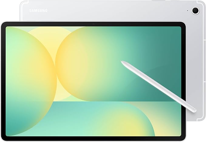 SAMSUNG Galaxy Tab S10 FE 256GB WiFi Android Tablet + Book Cover Keyboard Slim, Large Display, Long Battery Life, Powerful Processor, S Pen, US Version 2025, 2 Yr Manufacturer Warranty,Silver