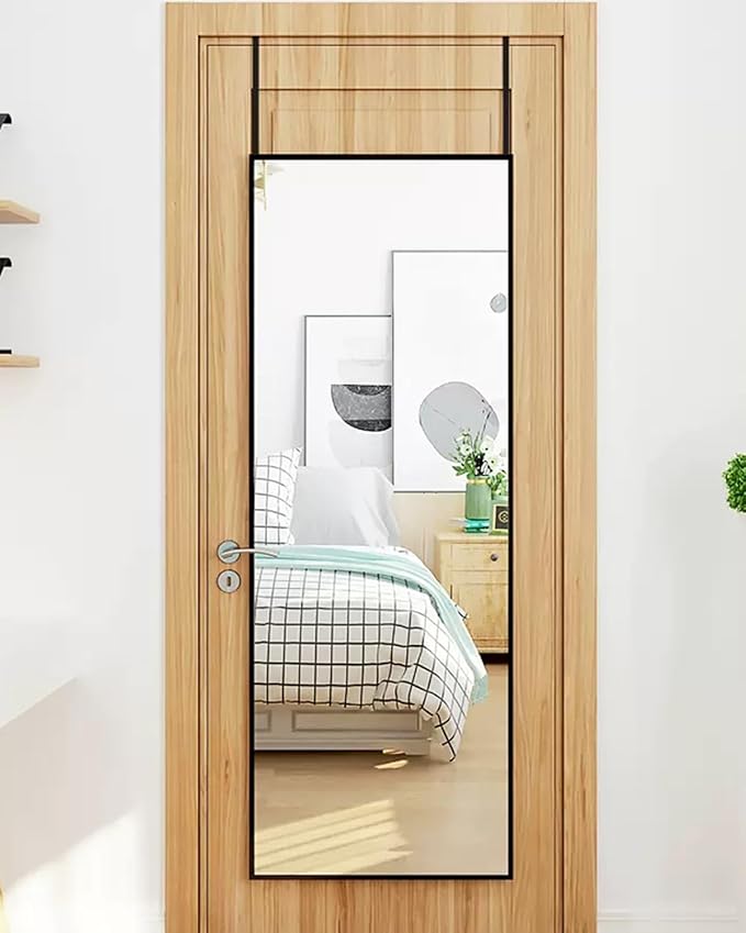 NEARBYSD 48"x 14" Door Mirror, Full Length Mirror Wall Mounted, Over The Door