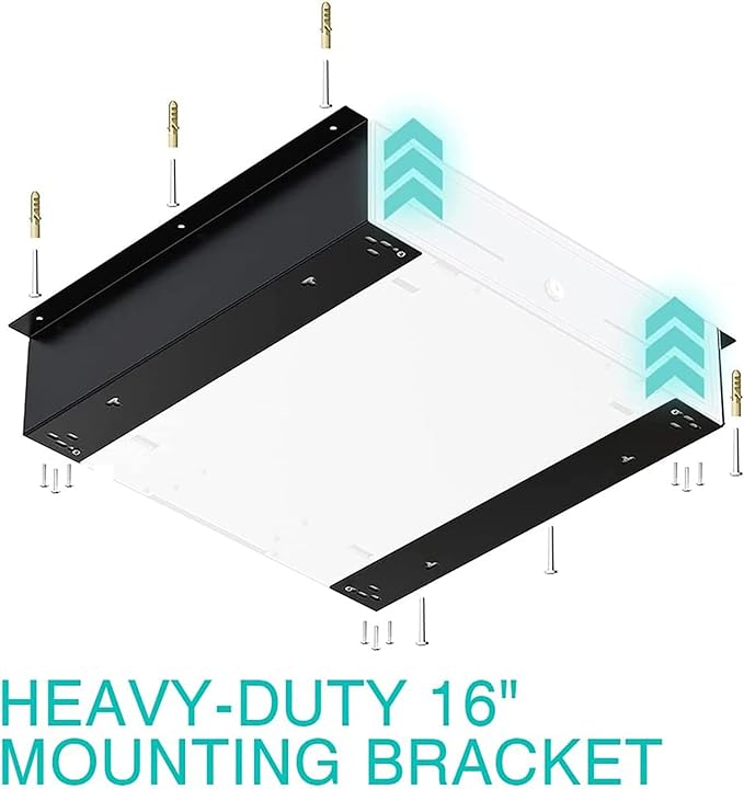 TidyFriend Cash Drawer Under Counter Mounting Brackets - Heavy Duty Steel Mounting Brackets for Installation of 16" Cash Registers Drawer Under The Counter (1)