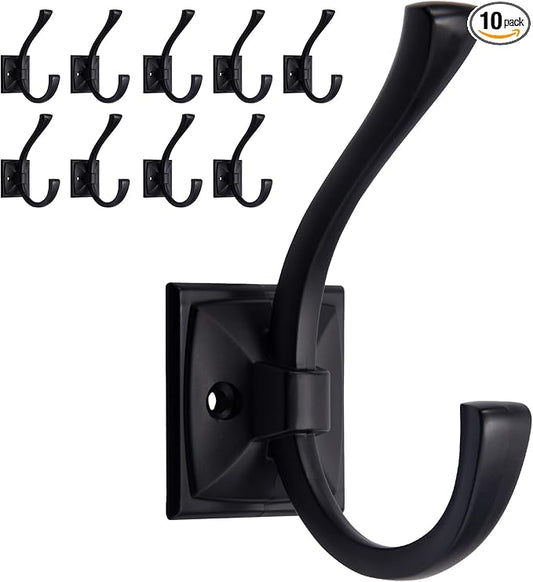 TUNNY 10 Pack Antique Design Wall Hanging Coat Hooks