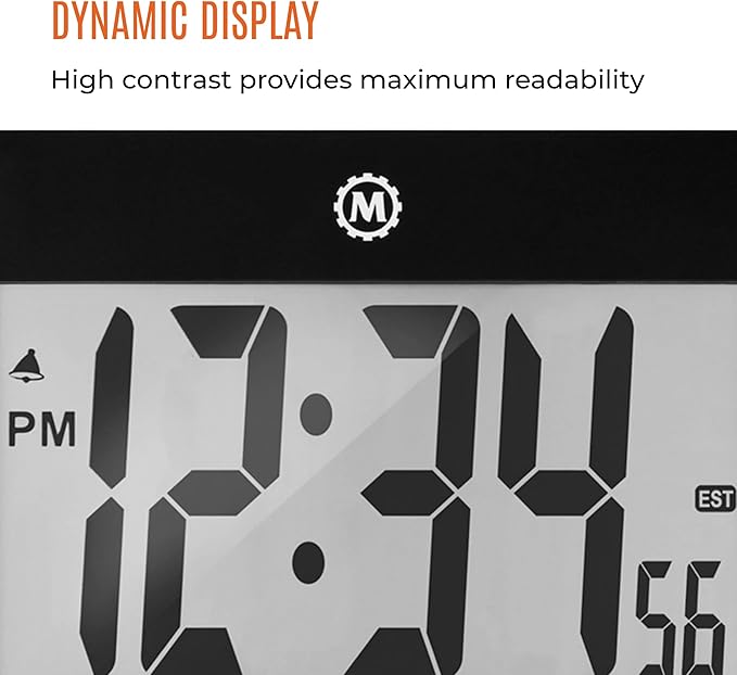 MARATHON Large Digital Wall Clock