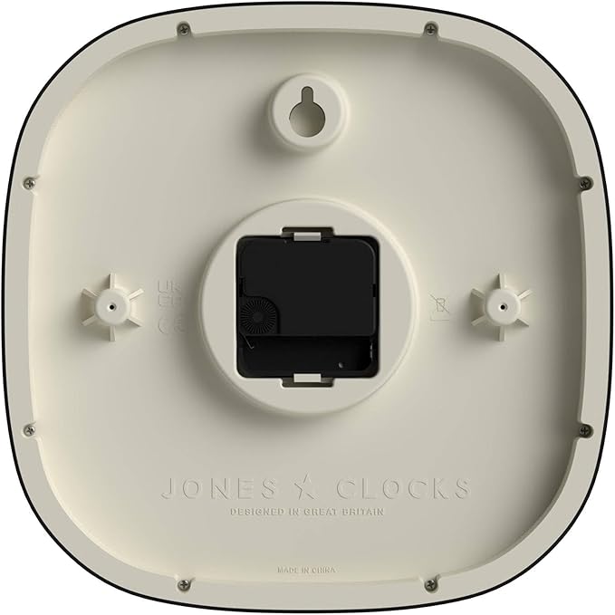 JONES CLOCKS® Marvel wall Clock | Modern Retro Rounded Square Clock | 10 inch |
