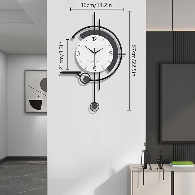 Modern Wall Clock Large Minimalist Decorative Wall Clocks Creativity Silent Non