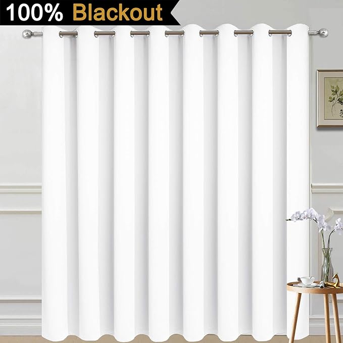 Yakamok Extra Wide Blackout Full Shading Curtains