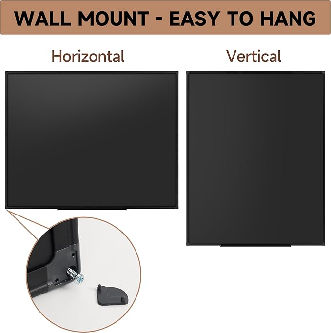 SELEAD Magnetic Chalkboard 60 x 48 Inches