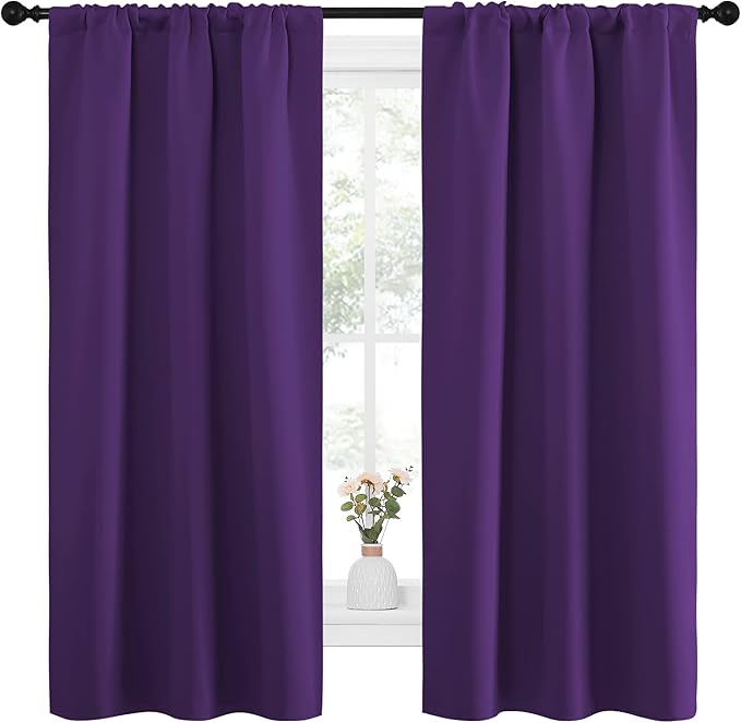 NICETOWN Bedroom Curtain Panels