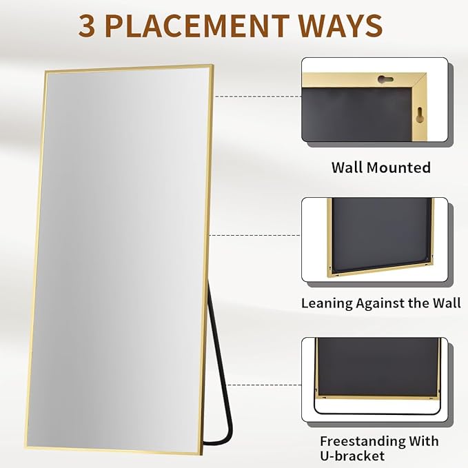 VooBang Large Full Length Mirror 78" x 35"
