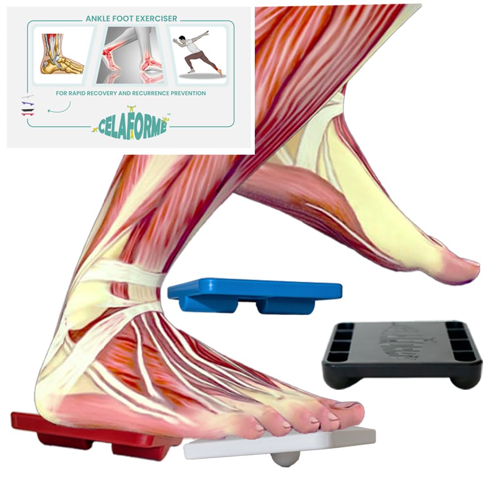 Ankle Foot ExerciserÂ® Ankle Strengthener for ankle sprain relief, Foot Strengthener for plantar fasciitis; Ankle mobility, Posture corrector, Proprioception