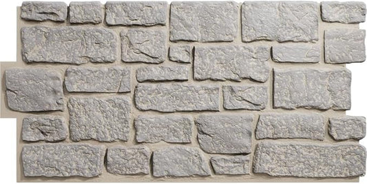 EverStone Cobblestone Faux Stone Panel, Birch Color