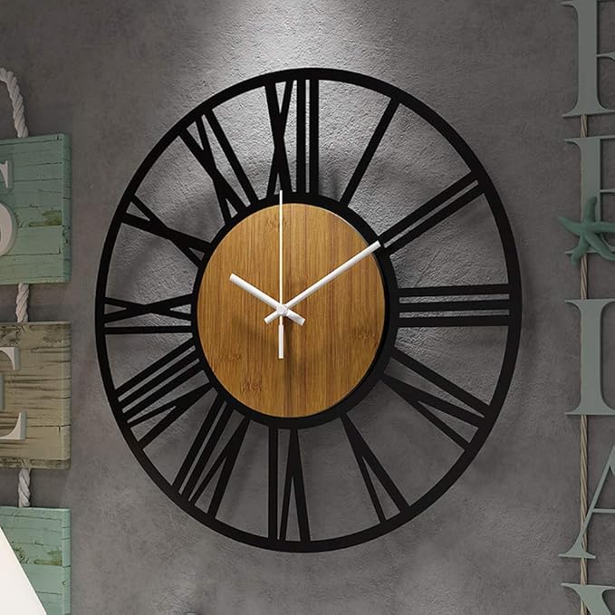 1st owned Wall Clocks for Living Room Decor, Round Silent Non Ticking, Modern