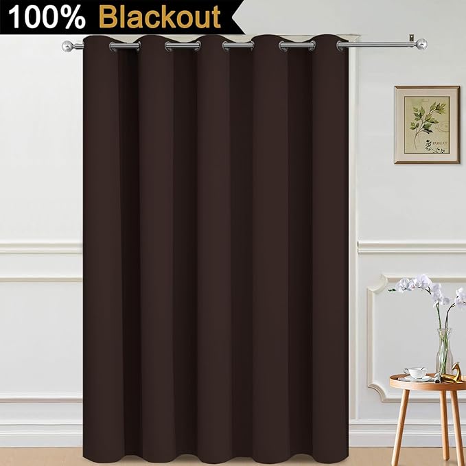 Yakamok 100% Blackout Lined Panels, Thermal Insulated Blackout Curtains