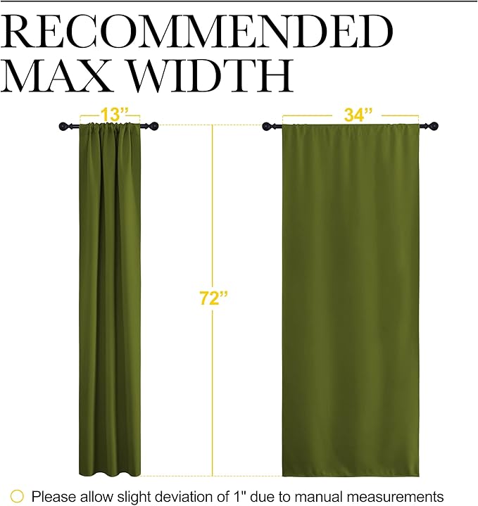 NICETOWN Blackout Christmas Curtains