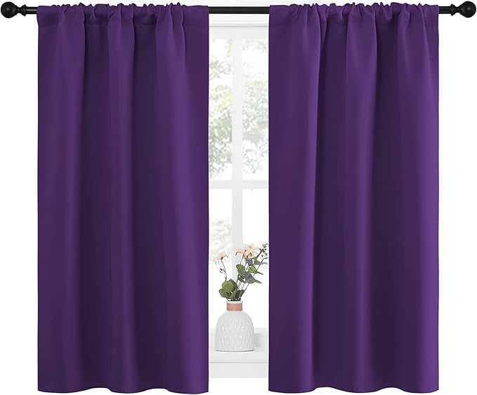 NICETOWN Kitchen Curtains Blackout Drapes & Curtains, Energy Smart Window
