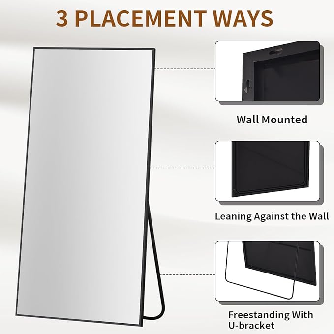 VooBang Large Full Length Mirror 78" x 35"