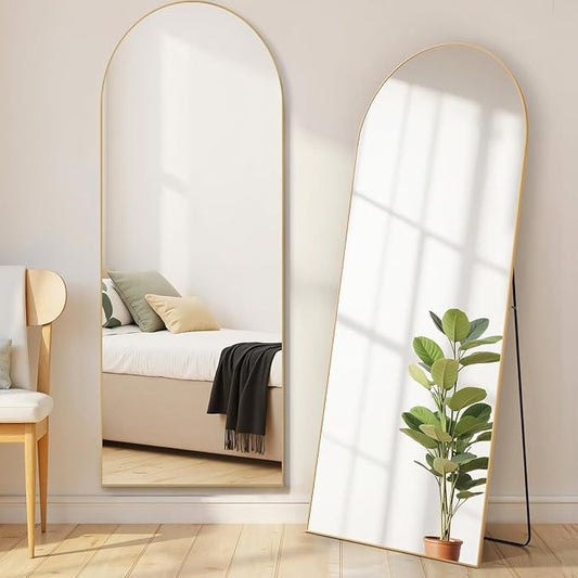 Arched Mirror Full Length, Upgraded 21"x64" Body Wall Mirrors