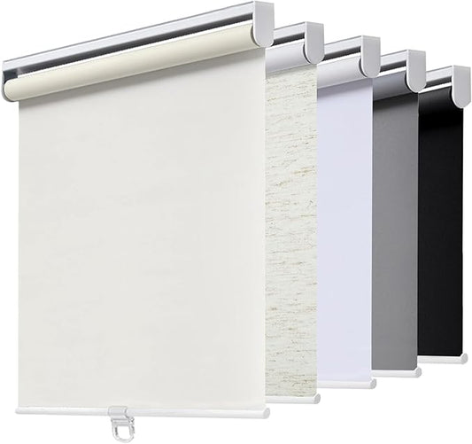 AOSKY Cordless Roller Shades Blackout Blinds