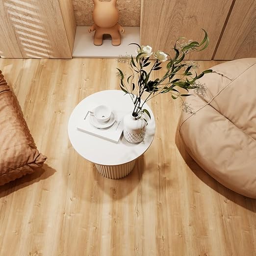 Wood Grain Peel and Stick Floor Tiles – 11.8” Width, Full Roll Length of 394" –
