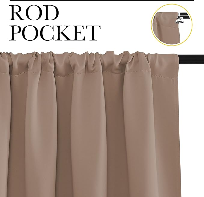 NICETOWN Kids Blackout Curtain Panels