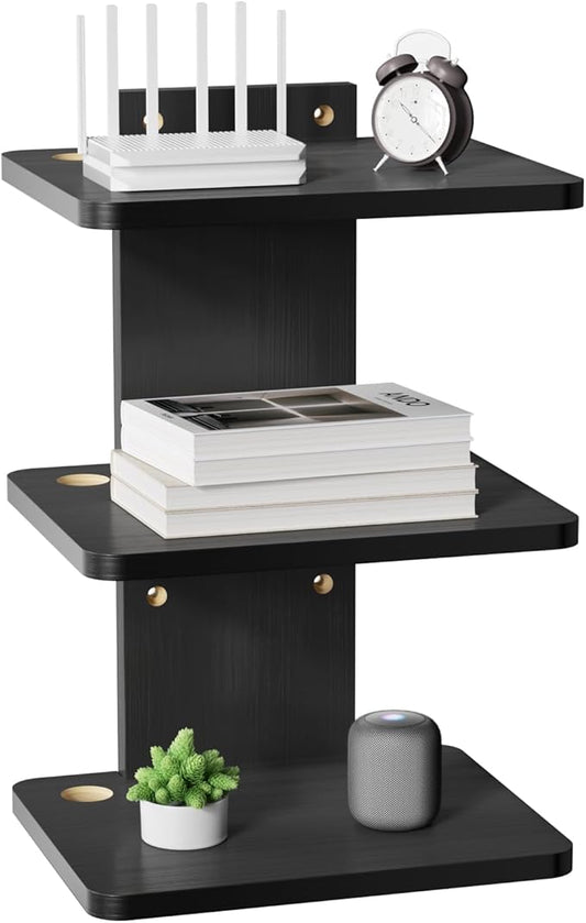 WALI Floating TV Shelf, 3 Tier Projector Shelf