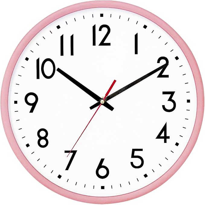 HZDHCLH Wall Clock Silent Wall Clocks Battery Operated 8 Inch Modern Non