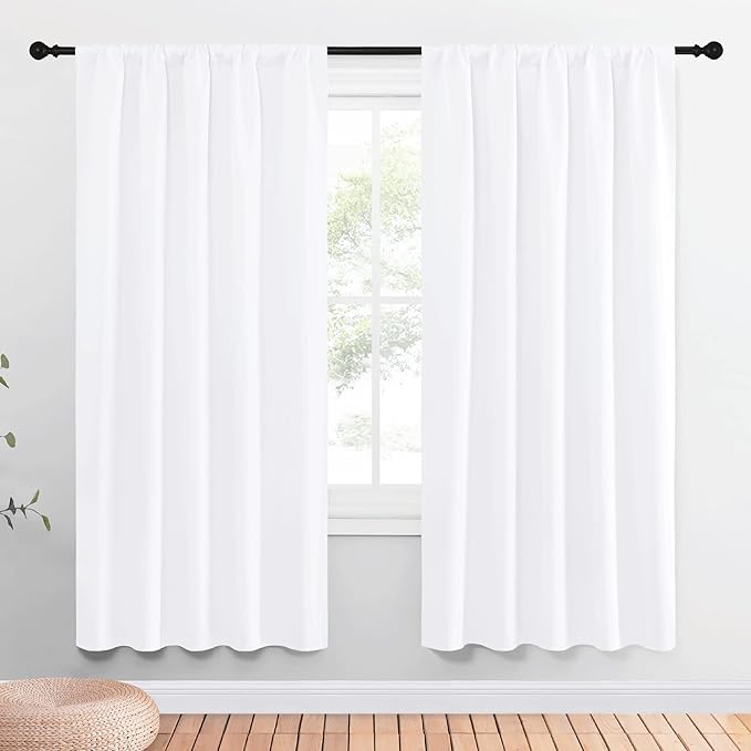 NICETOWN 50% Light Blocking Kitchen Curtains