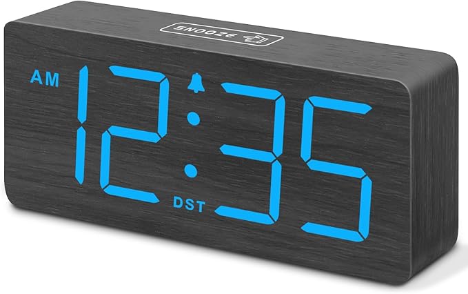 DreamSky Wooden Digital Alarm Clock