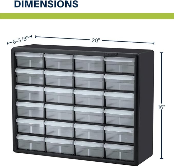 Akro-Mils 24-Drawer Plastic Drawer Storage Cabinet