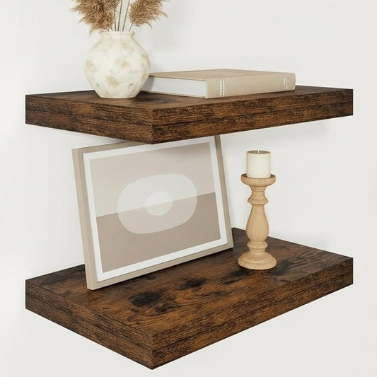 Vivelove 12" Deep Floating Shelves