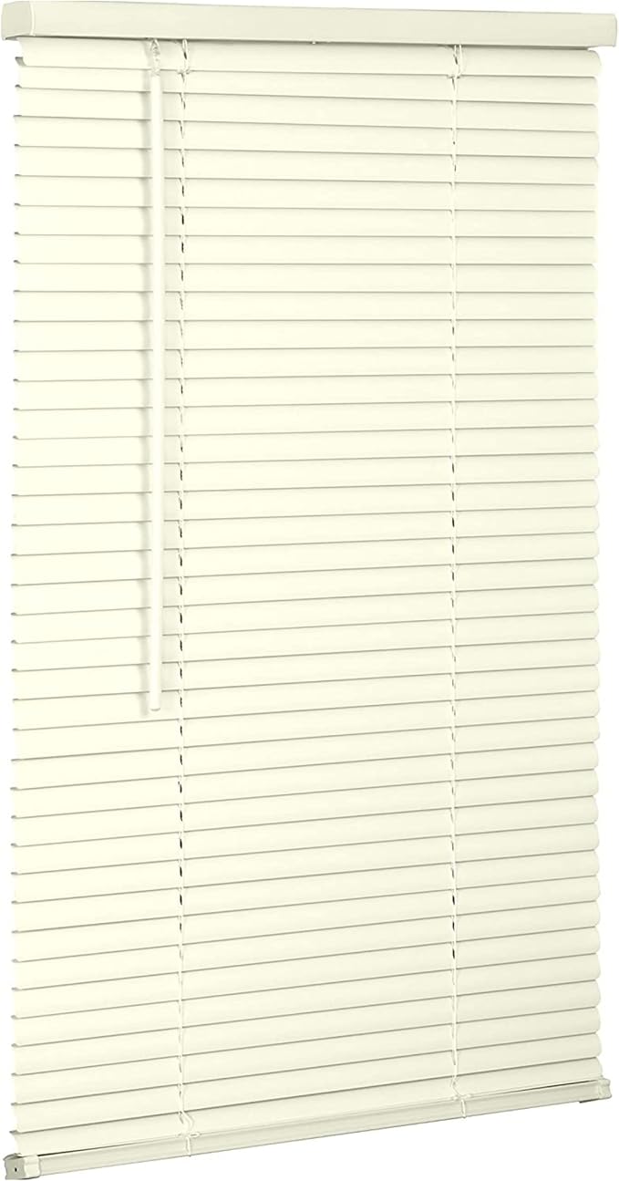 Lotus & Windoware Cordless 1" Vinyl Mini Blind 33" Wide x 64" Long