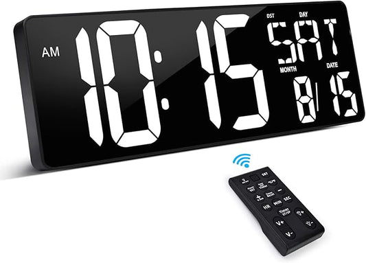 XREXS Large Digital Wall Clock