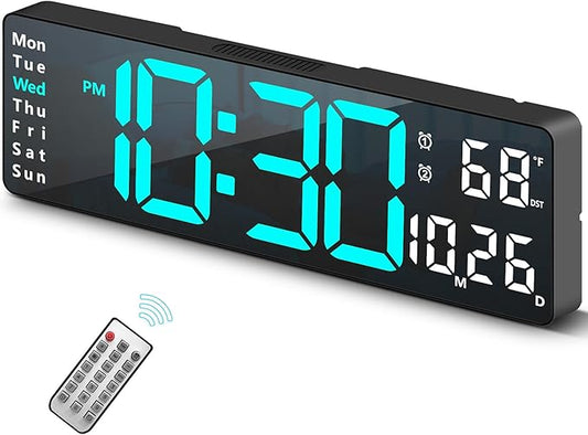 Digital Clock, Digital Wall Clock