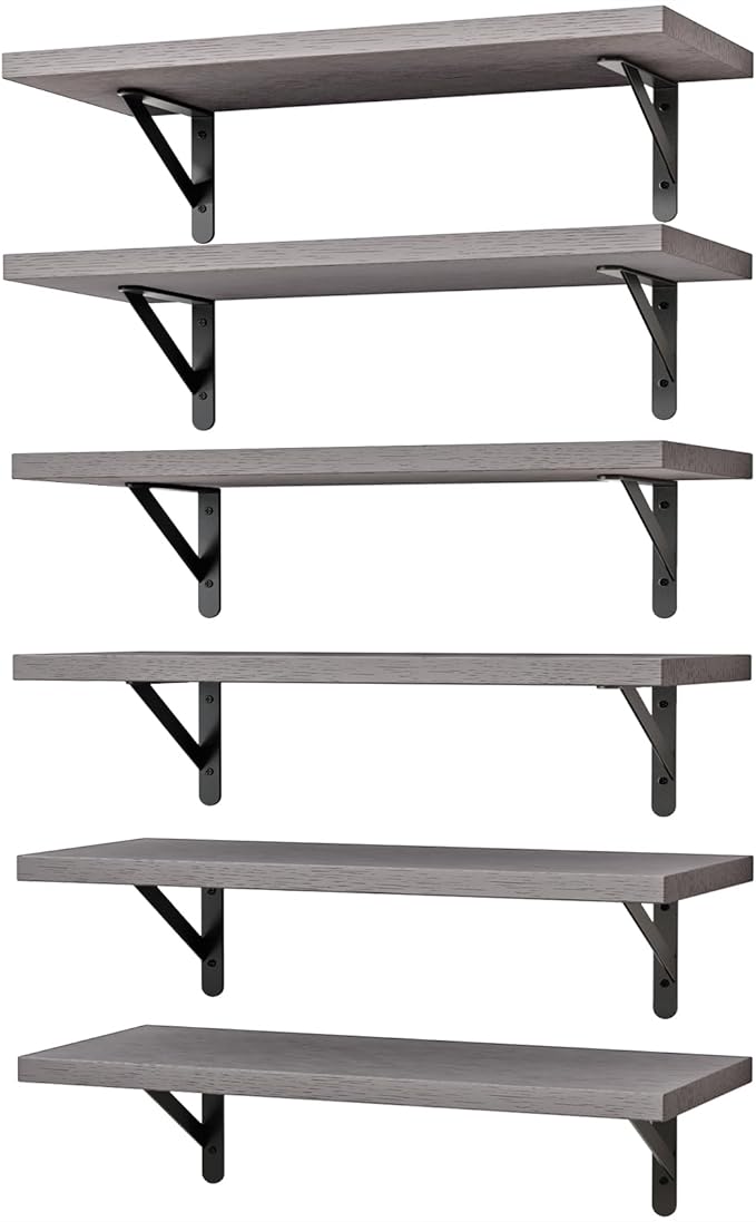 YGEOMER 16.5 Inch Floating Shelves