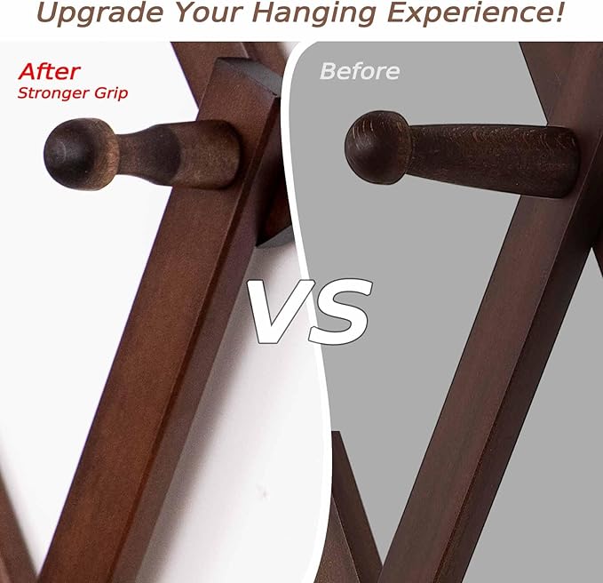 SCUNDA Hat Rack for Wall, Expandable Wall Hat Holder