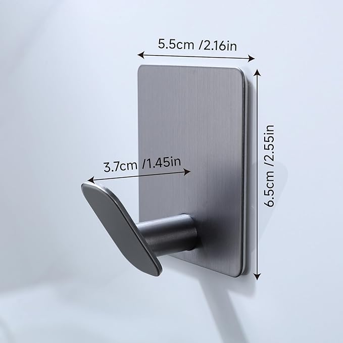 DELITON Towel Hooks for Bathrooms