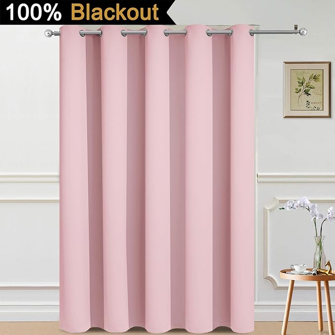 Yakamok 100% Blackout Lined Panels, Thermal Insulated Blackout Curtains