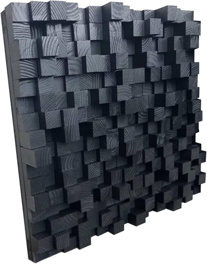 Lukelli 3D Wall Art, Sound diffusing panel, Studio Sound diffuser, Modern Wall