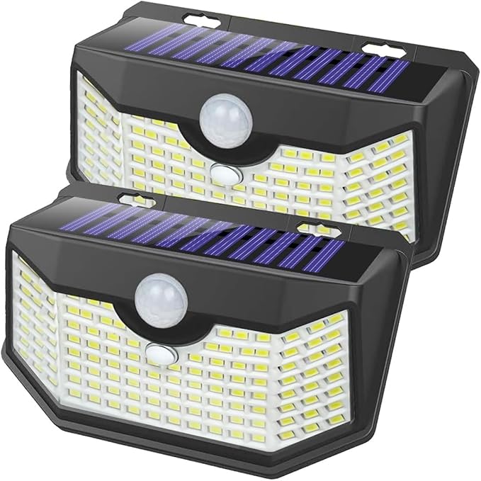 HMCITY 120 LED Outdoor Solar Lights