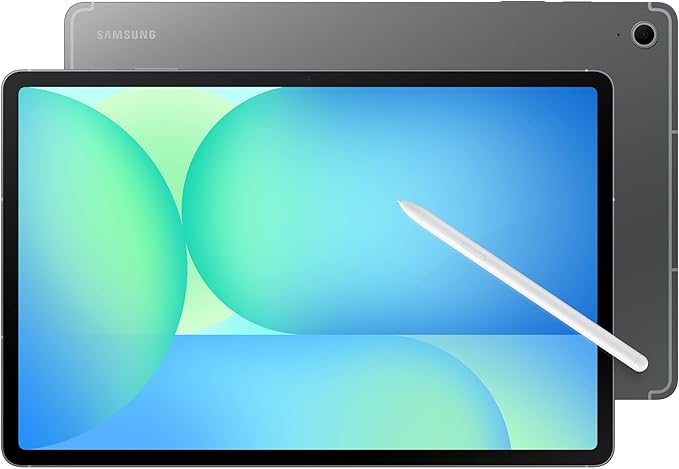 SAMSUNG Galaxy Tab S10 FE+ 13.1” 128GB WiFi Android Tablet + Book Cover Keyboard Slim, Long Battery Life, Powerful Processor, S Pen, US Version, 2025, 2 Yr Manufacturer Warranty, Gray