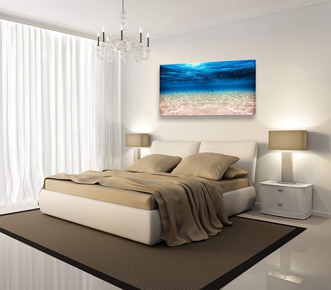Cao Gen Decor Art-S00762 Print Artwork Blue Ocean Sea Wall Art Canvas Prints