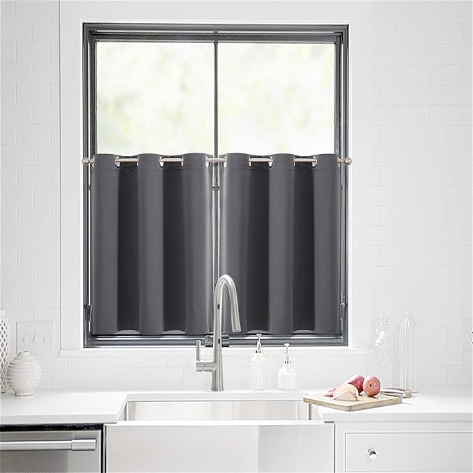 ChrisDowa Small Window Curtains