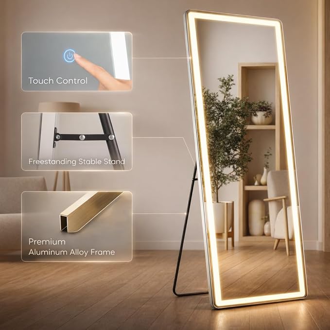 71" x 26" Arched Full Length Mirror