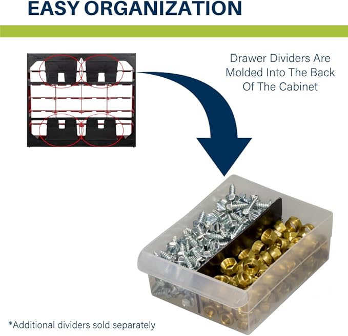 Akro-Mils 24-Drawer Plastic Drawer Storage Cabinet