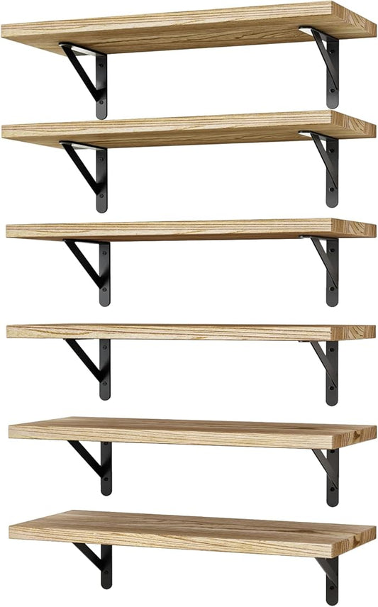 YGEOMER 16.5 Inch Floating Shelves