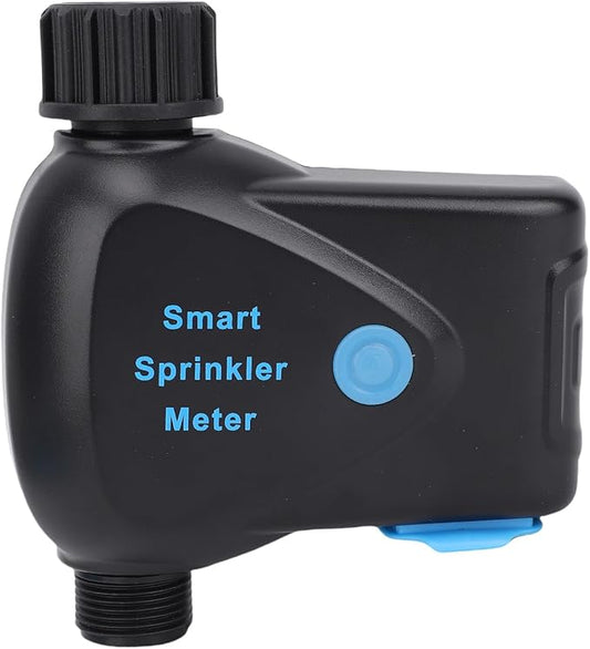 WALFRONT Smart Sprinkler Timer WiFi Outdoor for Garden Hose Irrigation System with App Voice Control, ABS Material, 3.0 Support, BuiltIn Water Meter, Works with Home for Lawn and (BSP)